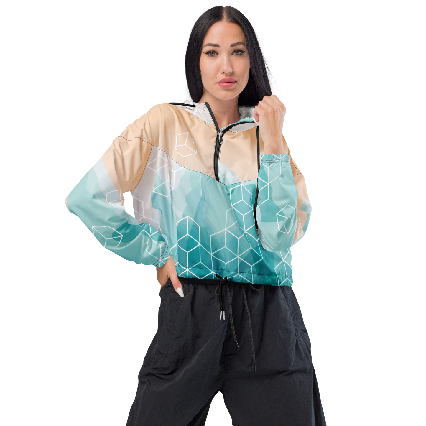 Women’s cropped windbreaker