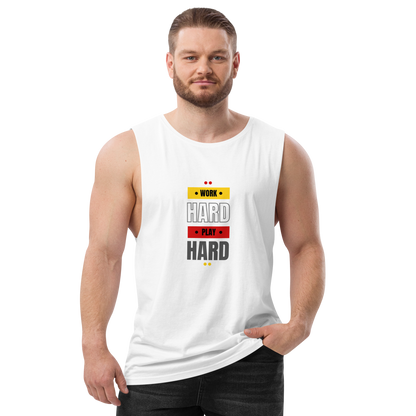 Men’s drop arm tank top