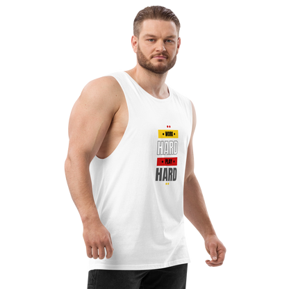 Men’s drop arm tank top